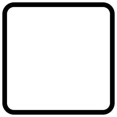 kutu düz simgesi, vektör illüstrasyonu 