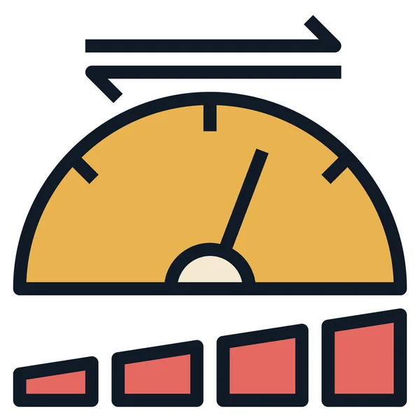 Иконка Скорости Векторная Иллюстрация — стоковый вектор