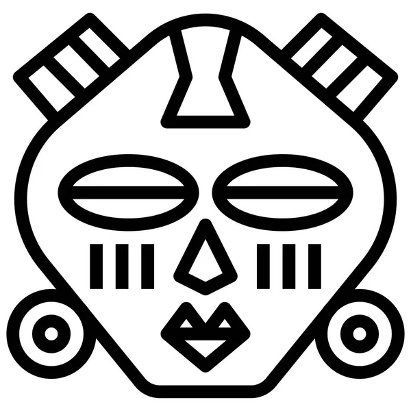 Icono Tribal Para Web Ilustración Vectorial — Archivo Imágenes Vectoriales