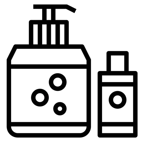 Shampoo Modernes Konzept Symbol Für Website Vektorillustration — Stockvektor