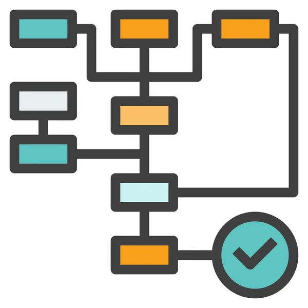 Ícone Prova Para Web Ilustração Vetorial — Vetor de Stock