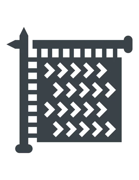 Knitting Icon Vector Illustration — Stock Vector