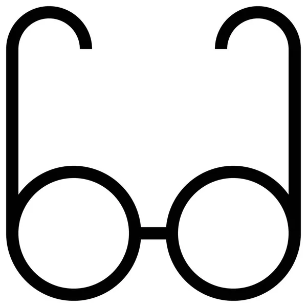 Glasses Icon Web Vector Illustration — Stock Vector