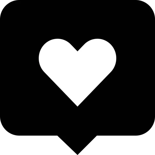 Icono Amor Para Web Ilustración Vectorial — Vector de stock