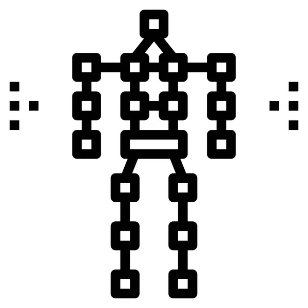 Иконка Робота Векторная Иллюстрация — стоковый вектор