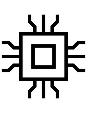 technology  flat icon, vector illustration     