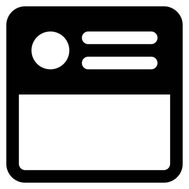 Web sitesi vektör simgesi, İnternet sayfası optimizasyonu