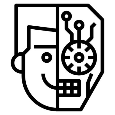 Web için yarı simge, vektör illüstrasyonu