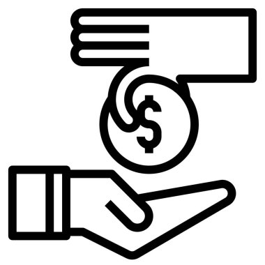 para konsept simgesi web, vektör illüstrasyonu