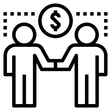 Web, vektör illüstrasyonu için iş konsepti simgesi