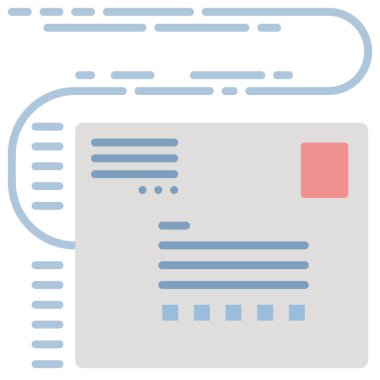 Web sitesi, vektör illüstrasyonu için harf kavramı simgesi 