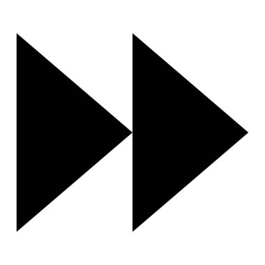 Web, web sitesi, uygulama, sunum, rapor, markalaşma tasarımı vs. için ileri simge.