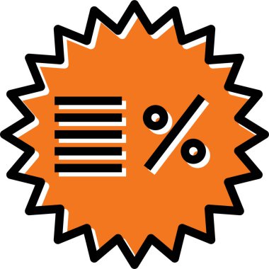 Web, vektör illüstrasyonu için satış simgesi