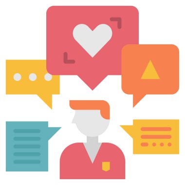 Modern simge, vektör illüstrasyonu öğreniliyor 