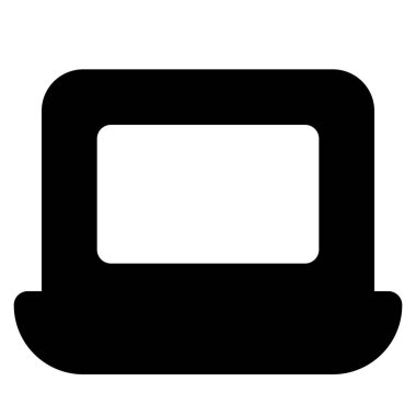 dizüstü bilgisayar vektör simgesi, bilgisayar monitörü 