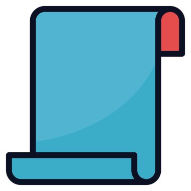 boş düz simge, vektör illüstrasyonu