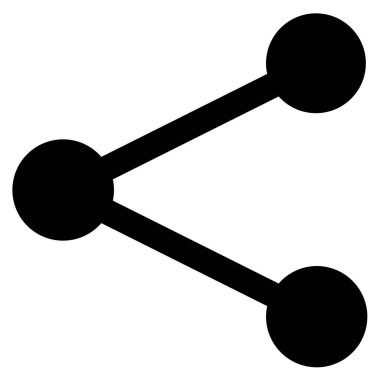 Web, vektör illüstrasyonu için paylaşım simgesi 