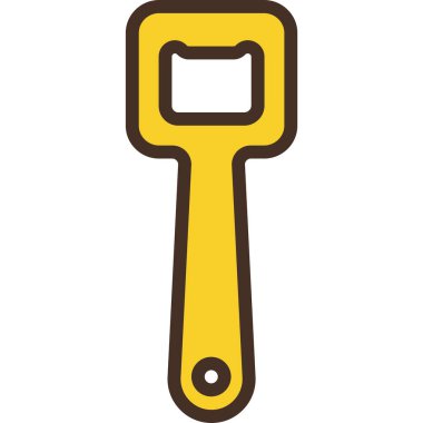 şişe düz simge, vektör illüstrasyon 