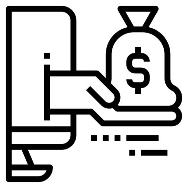 Web, vektör illüstrasyonu için simge al 