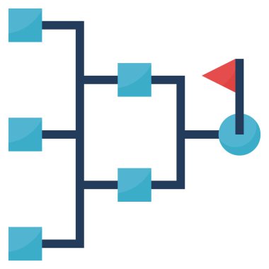 Seo simgesinin vektör illüstrasyonu