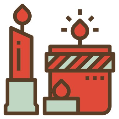 Fabrika vektör simgesi. biçim düz grafik bicolor sembolü, yoğun kırmızı ve siyah renkler, beyaz arkaplan.