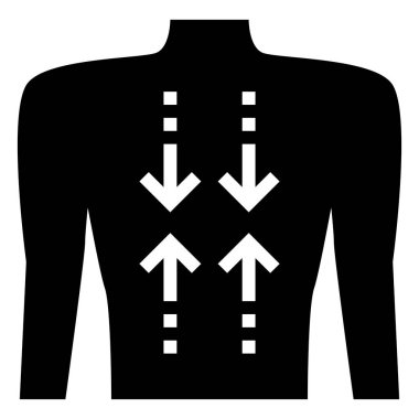 Kas düzlüğü simgesi, vektör çizimi