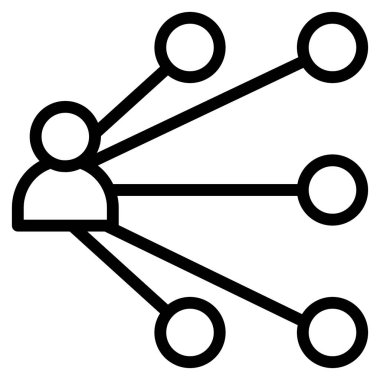 Web için uzak simge, vektör illüstrasyonu