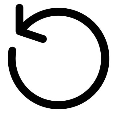 Web, vektör illüstrasyonu için ikonu tekrar oynat