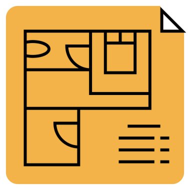  zemin simgesi, vektör illüstrasyonu      