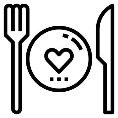 Web için sağlıklı besin simgesi, vektör illüstrasyonu   