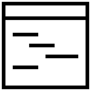 zaman çizgisi düz simgesi, vektör illüstrasyonu