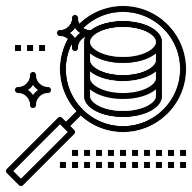 Web, vektör illüstrasyonu için simge bul