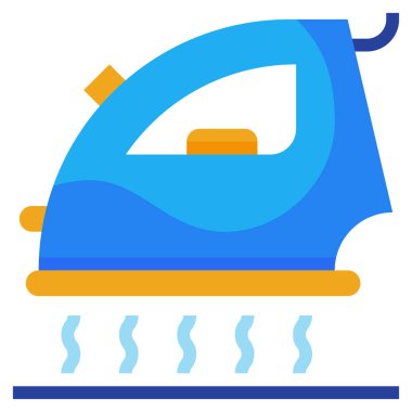 Demir simgesi, vektör illüstrasyonu 