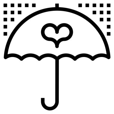 raining icon for web, vector illustration 