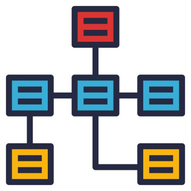 Web, vektör illüstrasyonu için iş konsepti simgesi