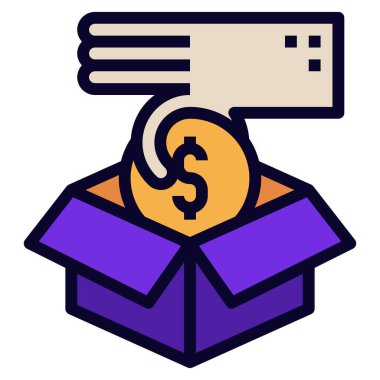 Kitle fonlaması düz simgesi, vektör illüstrasyonu