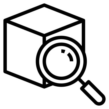 Web için arama simgesi, vektör illüstrasyonu