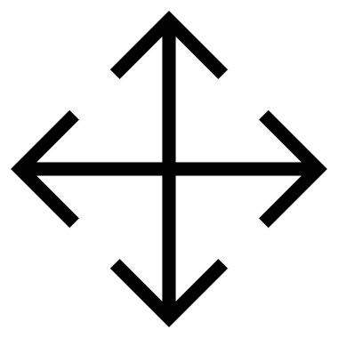 Web, vektör illüstrasyonu için simgeyi taşı