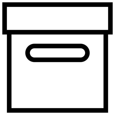 Web, vektör illüstrasyonu için arşiv simgesi