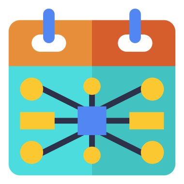 Web için olay simgesi, vektör illüstrasyonu