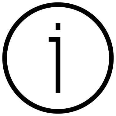 Web, vektör illüstrasyonu için bilgi simgesi 