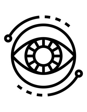 Kamera simgesi, vektör illüstrasyonu 