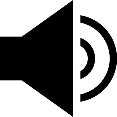  Hoparlör simgesi pazarlama, duyuru, vektör simgesi 