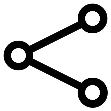 Web, vektör illüstrasyonu için paylaşım simgesi 