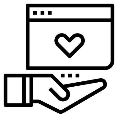 Web için hayır simgesi, vektör illüstrasyonu