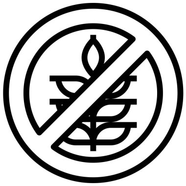 Web için yiyecek simgesi, vektör illüstrasyonu