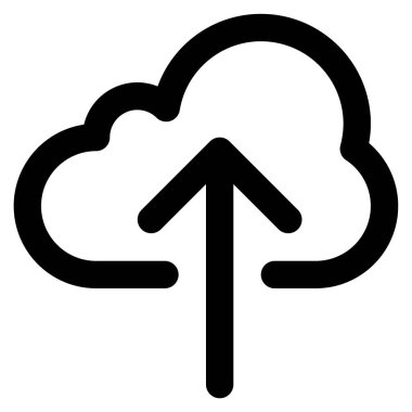 Web, vektör illüstrasyonu için ikon yükle