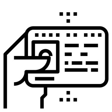 Vergi düzlüğü simgesi, vektör illüstrasyonu 