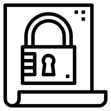 Vektör simgesini kilitle. biçim, siyah arkaplan üzerinde yeşil ve gri renkleri olan iki renkli düz semboldür