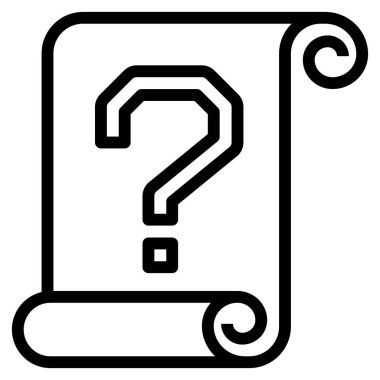 Web için kağıt simgesi, vektör illüstrasyonu 